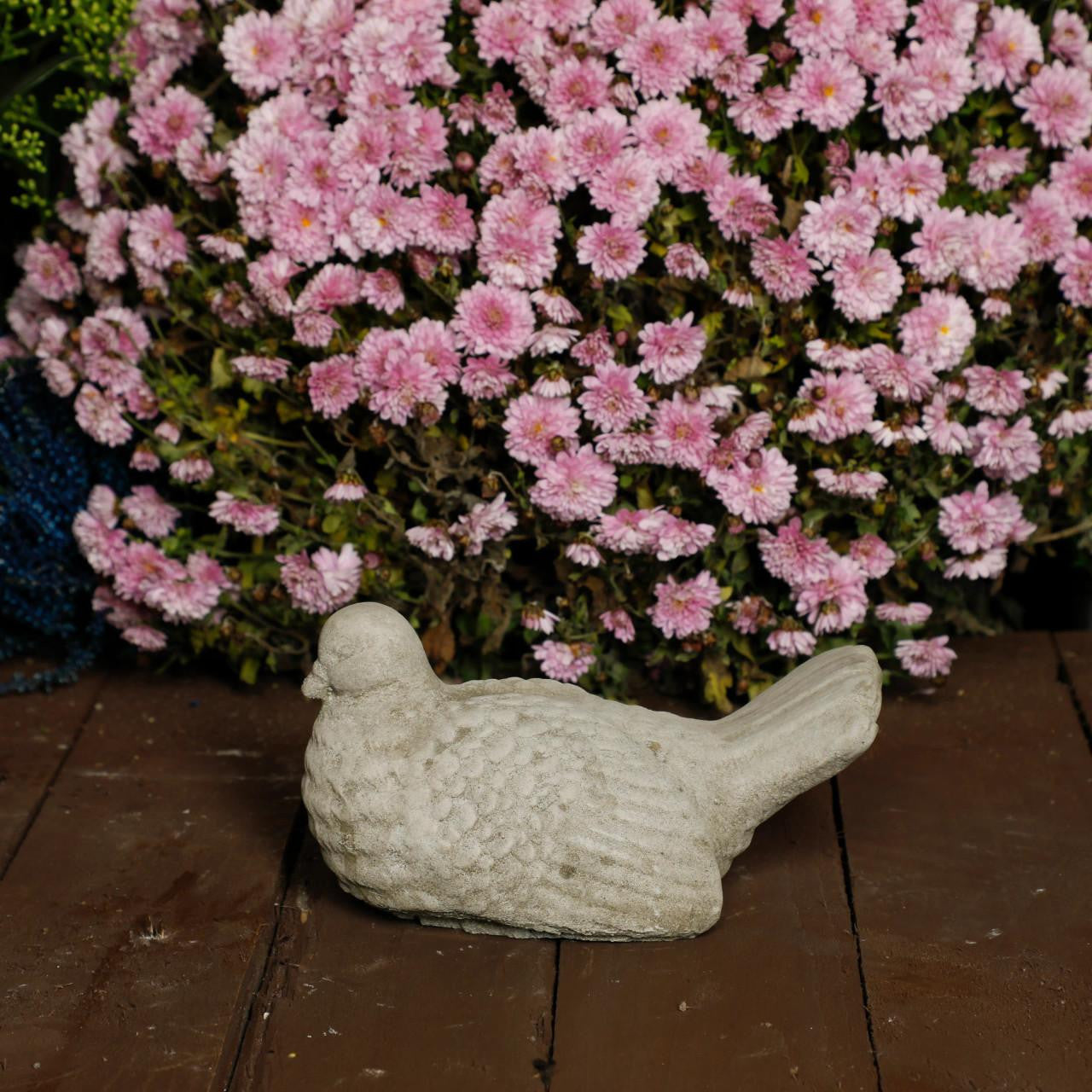 Adorable and Charming Stone Cast Dove Ornament Pigeon Statue