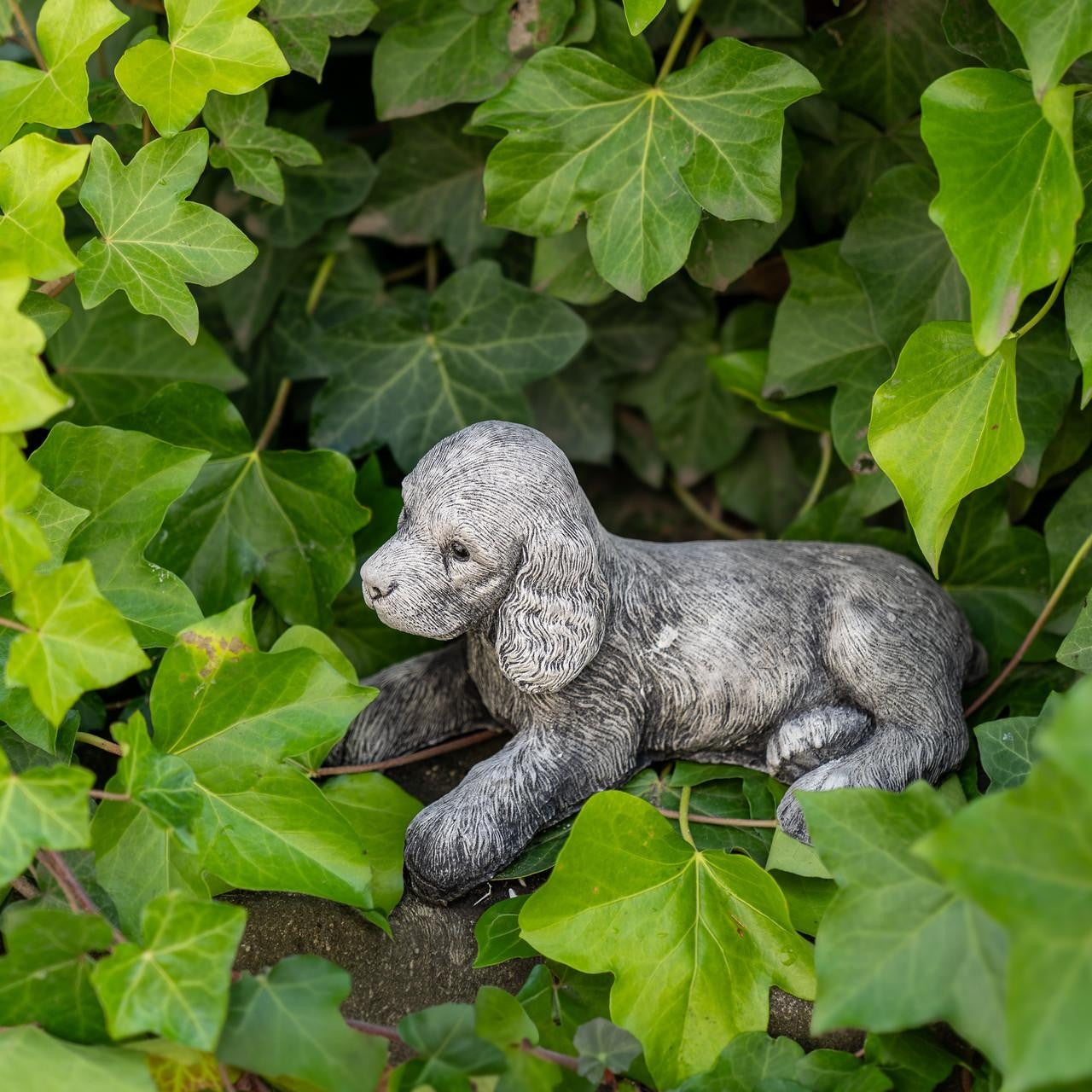 Adorable Small Lying Spaniel Ornament