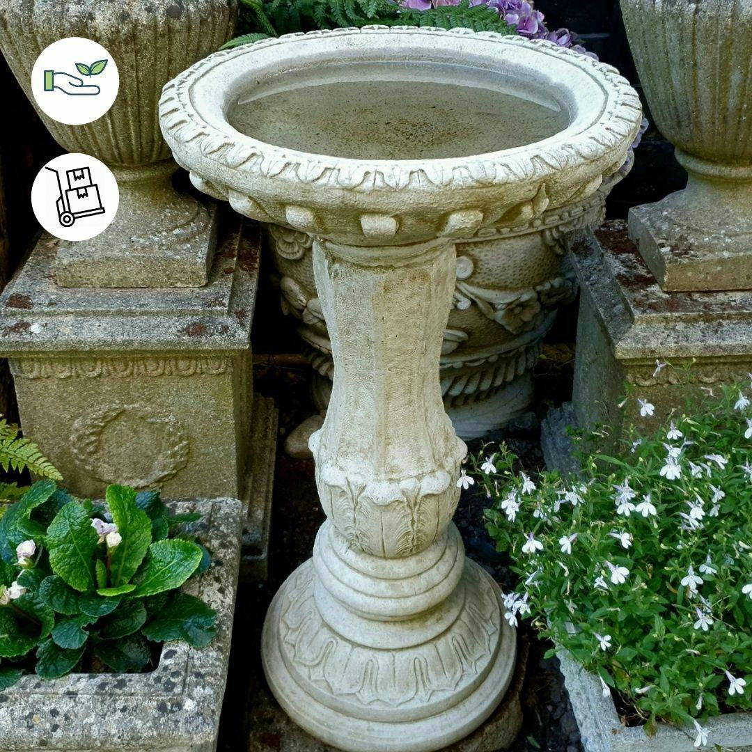 Antique Style Parisian Bird bath