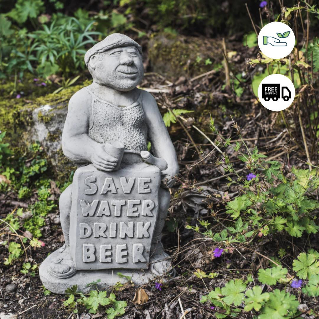 Beer Man Funny Stone Ornament