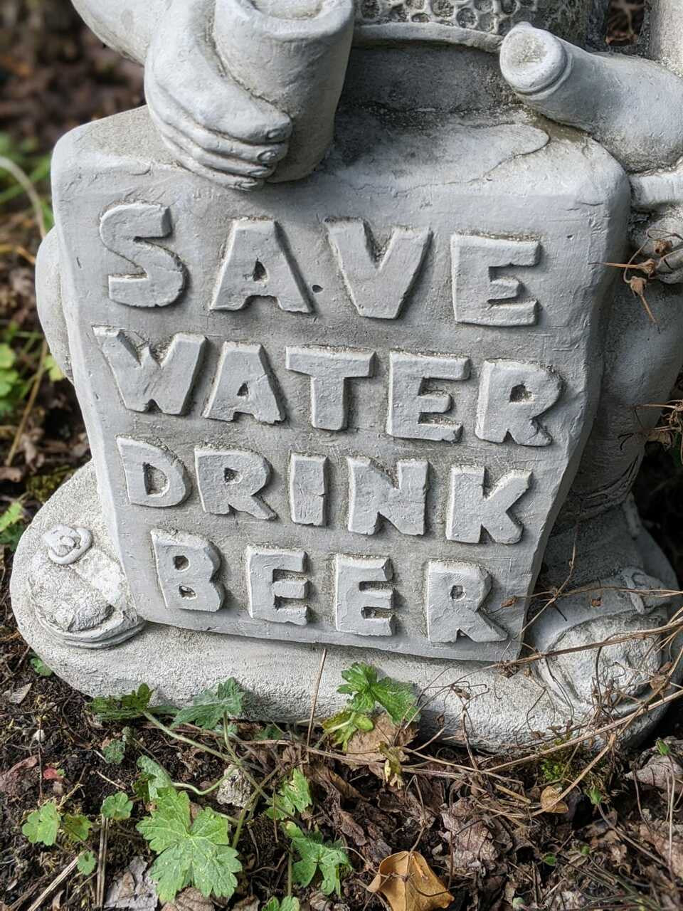 Beer Man Funny Stone Ornament