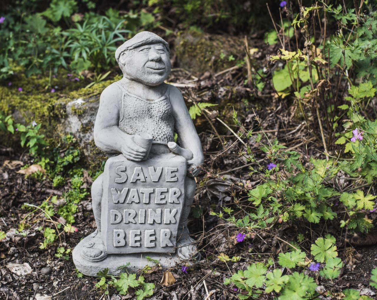 Beer Man Funny Stone Ornament
