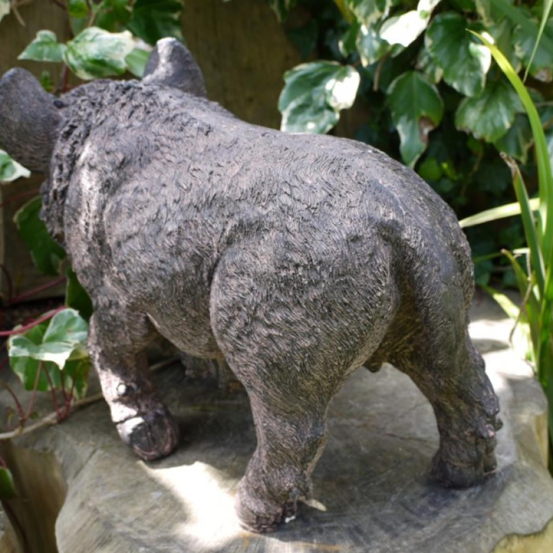 Black Pig Outdoor Ornament