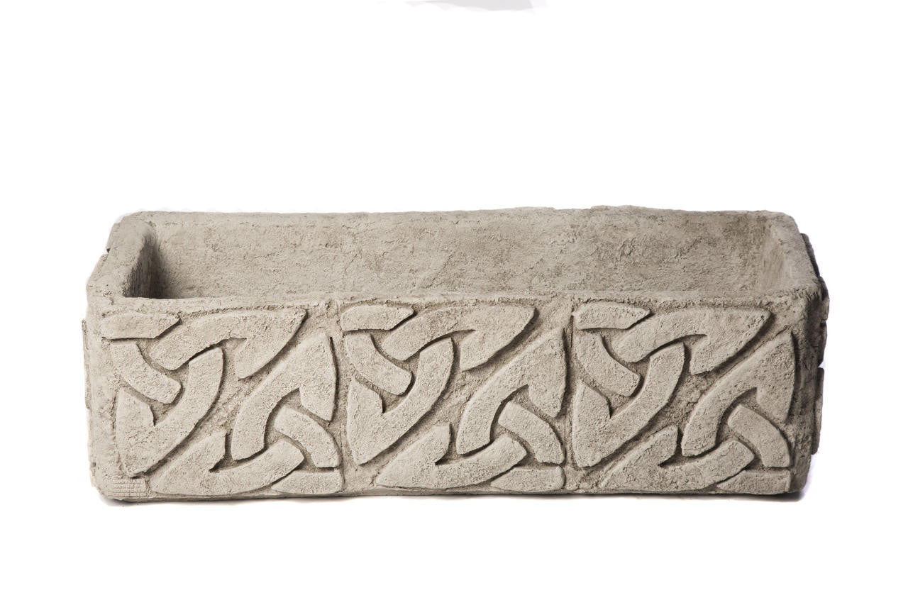 Celtic style Stone Planter Trough