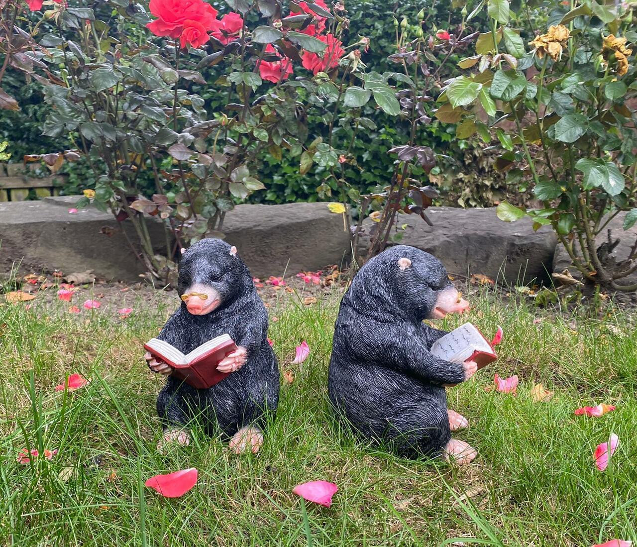 Cheeky Moles Figurines for Garden