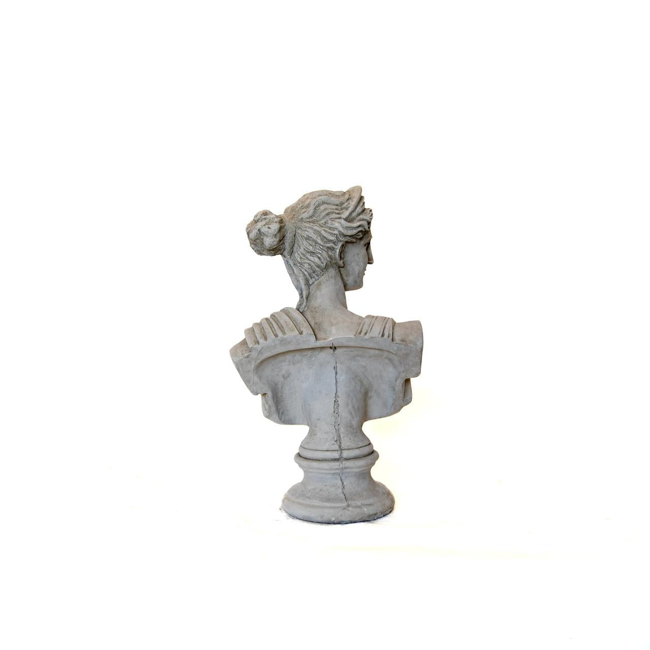 Classical Athena Bust Garden Ornament