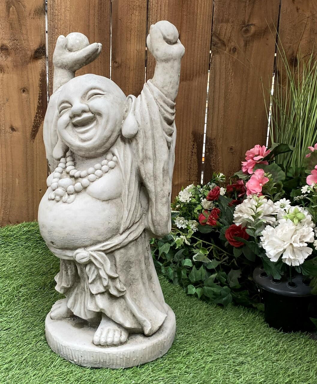 Delightful Large Hands Up Buddha Ornament