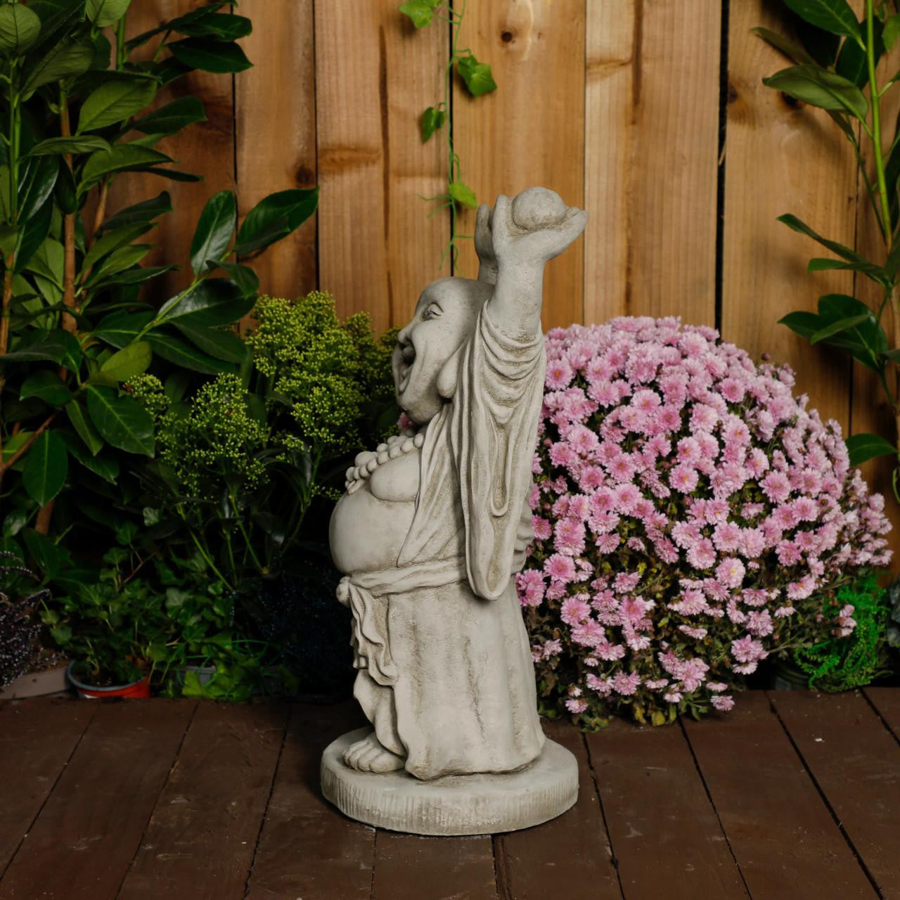 Delightful Large Hands Up Buddha Ornament