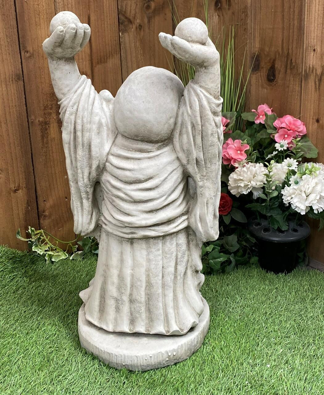 Delightful Large Hands Up Buddha Ornament