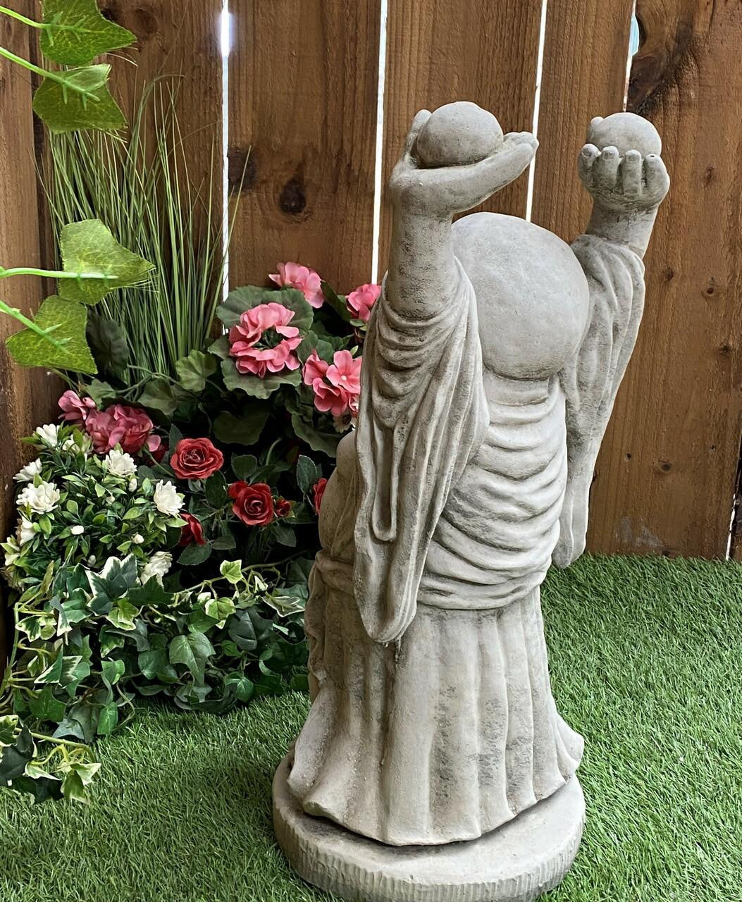 Delightful Large Hands Up Buddha Ornament