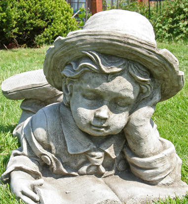 Fabulous Set of Three Children Garden Ornament
