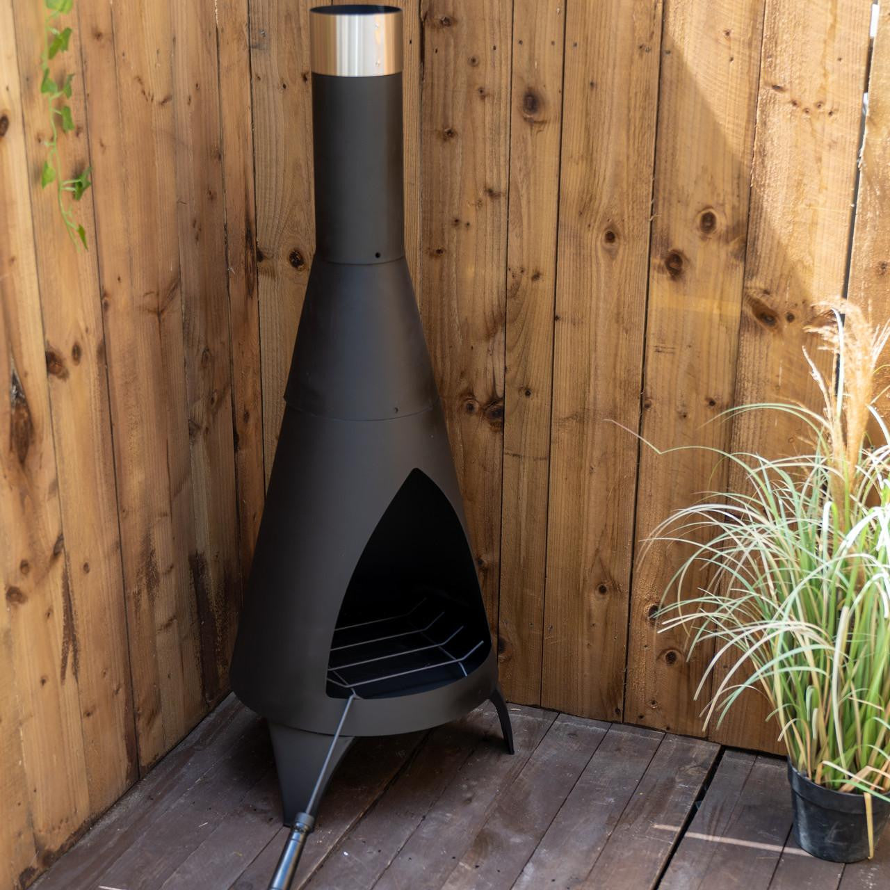 Fire Pit Truro Chiminea 120 cm Tall