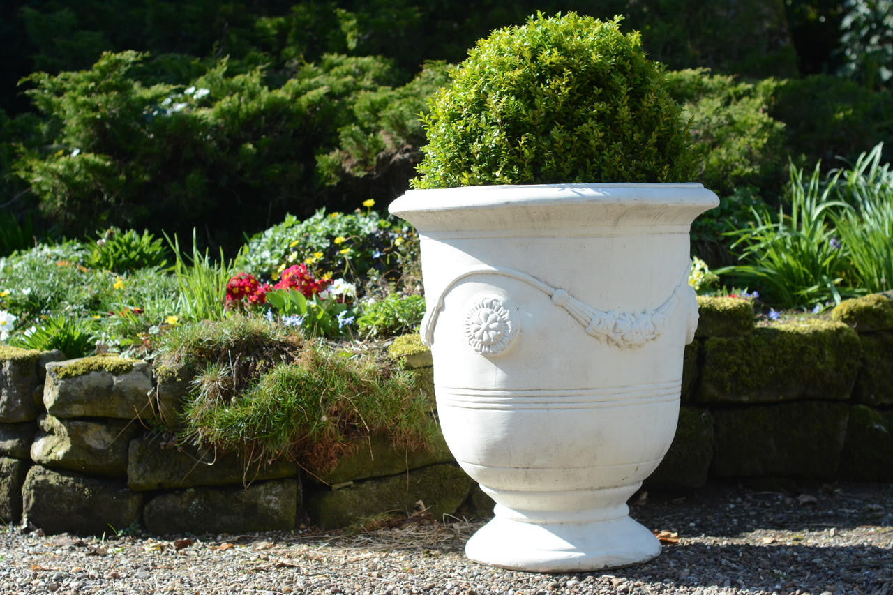 Giant Impressive Greek Style Round Pot
