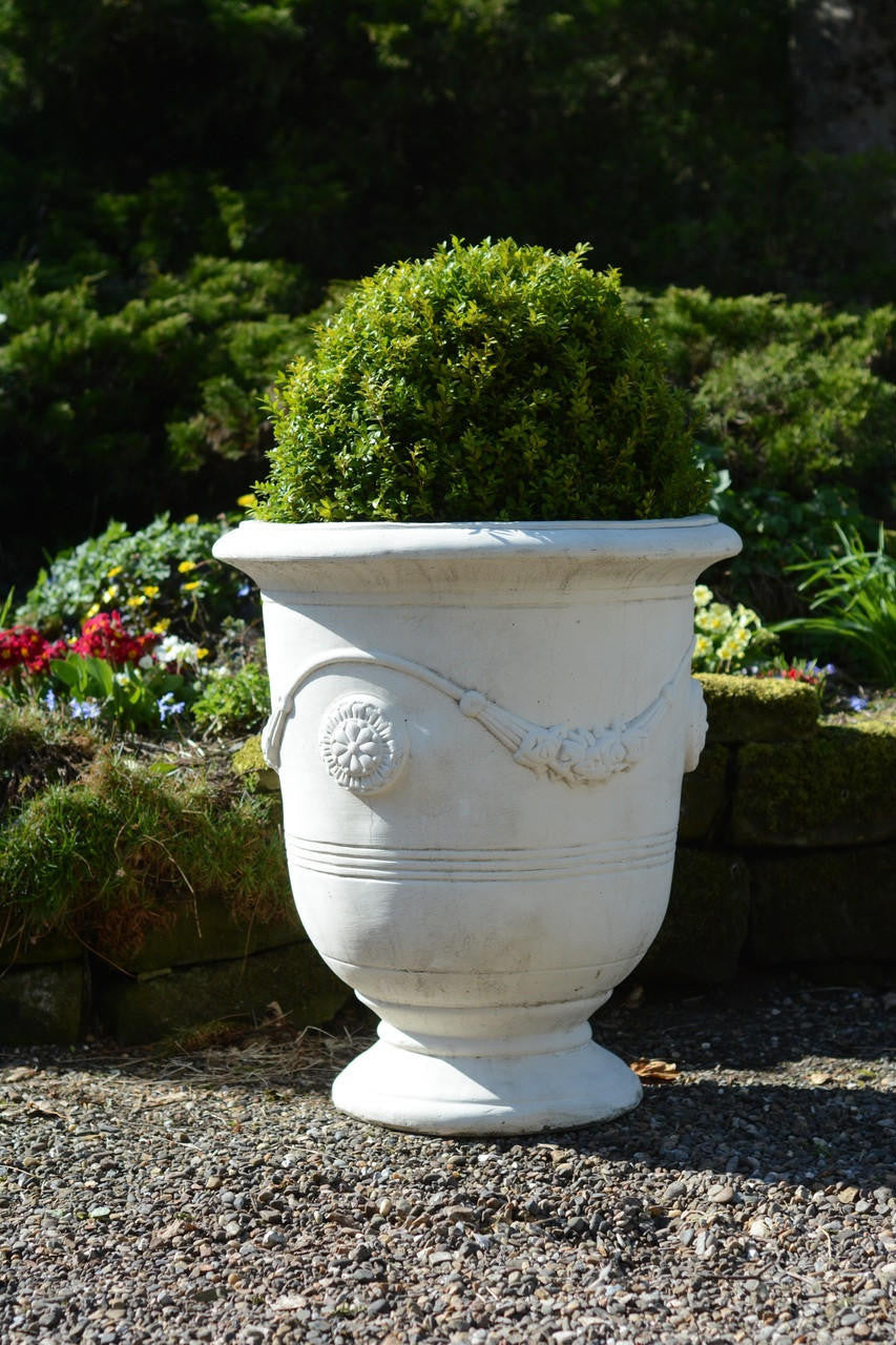 Giant Impressive Greek Style Round Pot