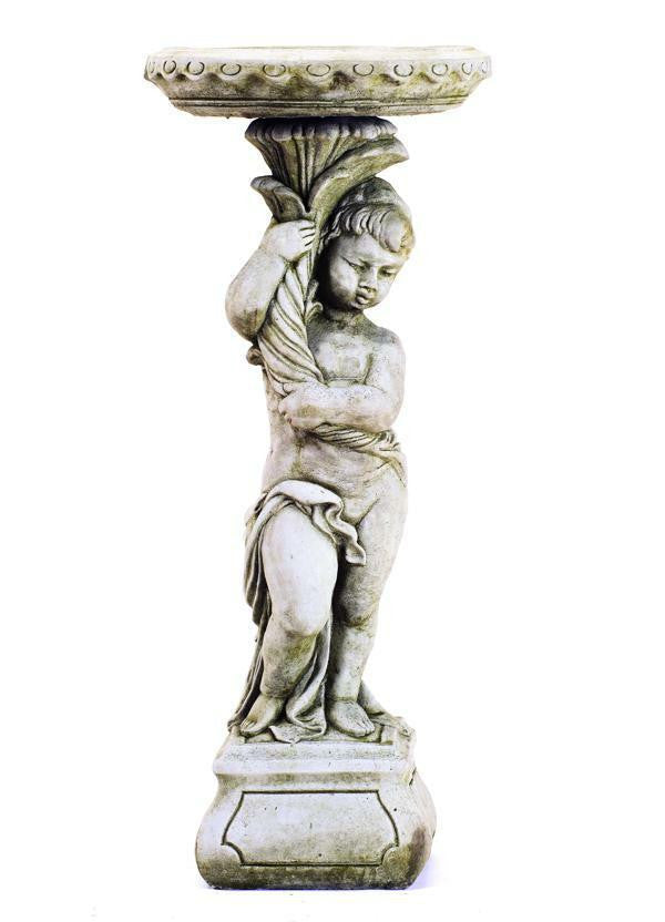 Gothic Design Stone Birdbath