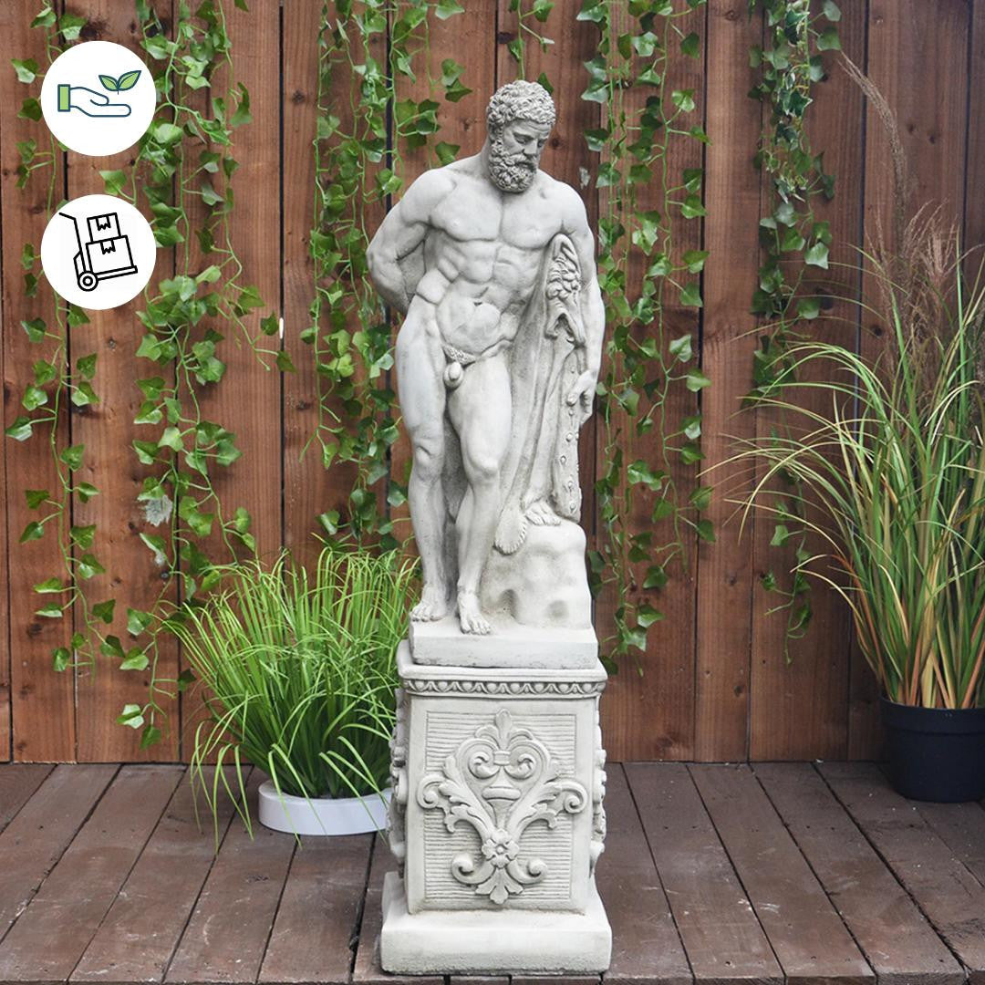 Hercules Male Classic Stone Cast Garden Ornament