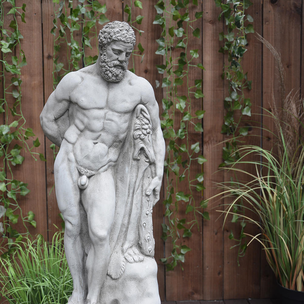 Hercules Male Classic Stone Cast Garden Ornament