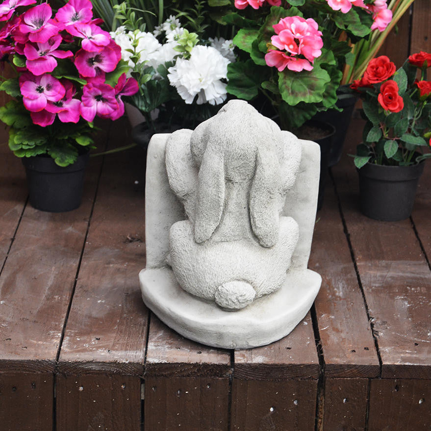 Keep off the Grass Bunny Garden Ornament