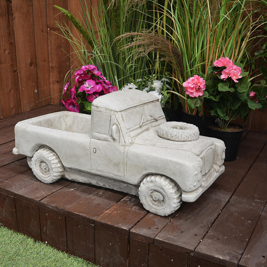 Land Rover Car Garden Planter