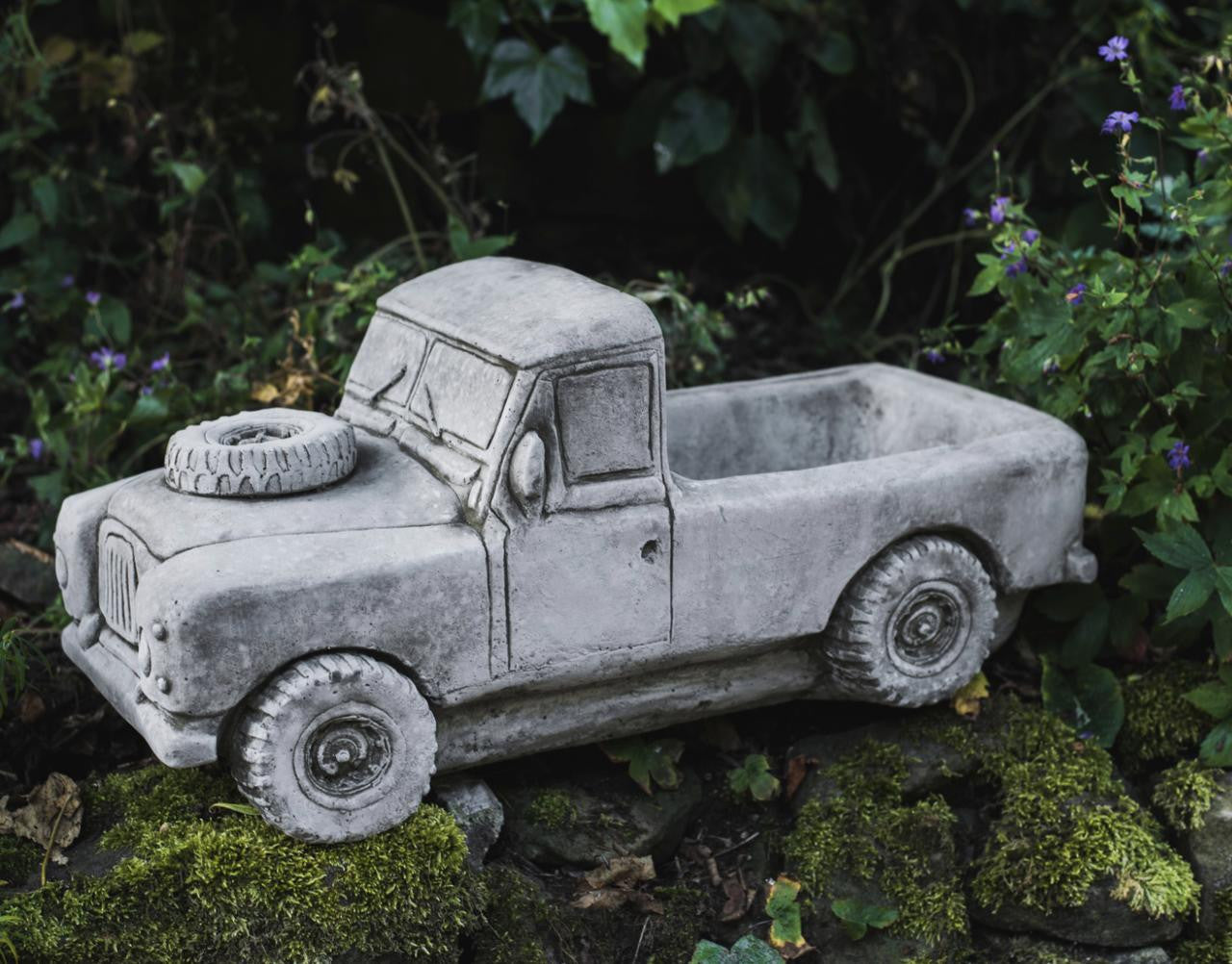 Land Rover Car Garden Planter