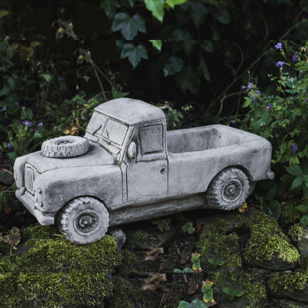Land Rover Car Garden Planter