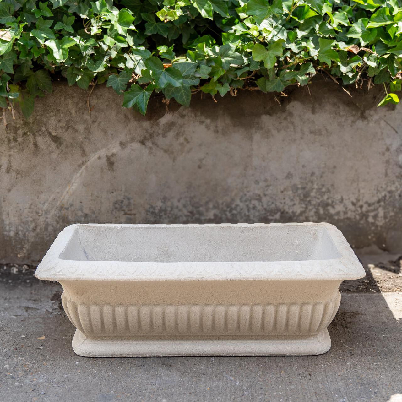 Large Elegant Sandstone Trough