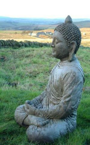 Large Meditating Buddha Garden Ornament
