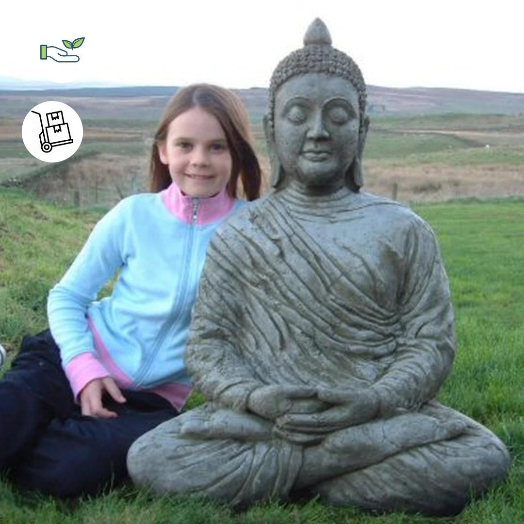 Large Meditating Buddha Garden Ornament
