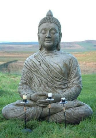 Large Meditating Buddha Garden Ornament