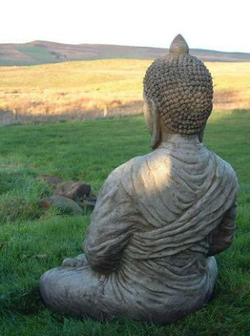 Large Meditating Buddha Garden Ornament
