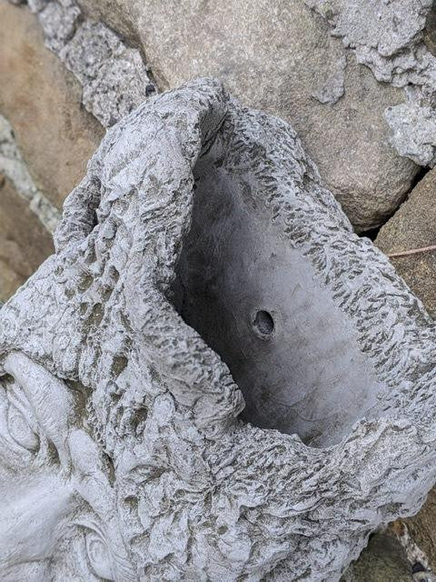 Large Old Man Planter Wall Plaque