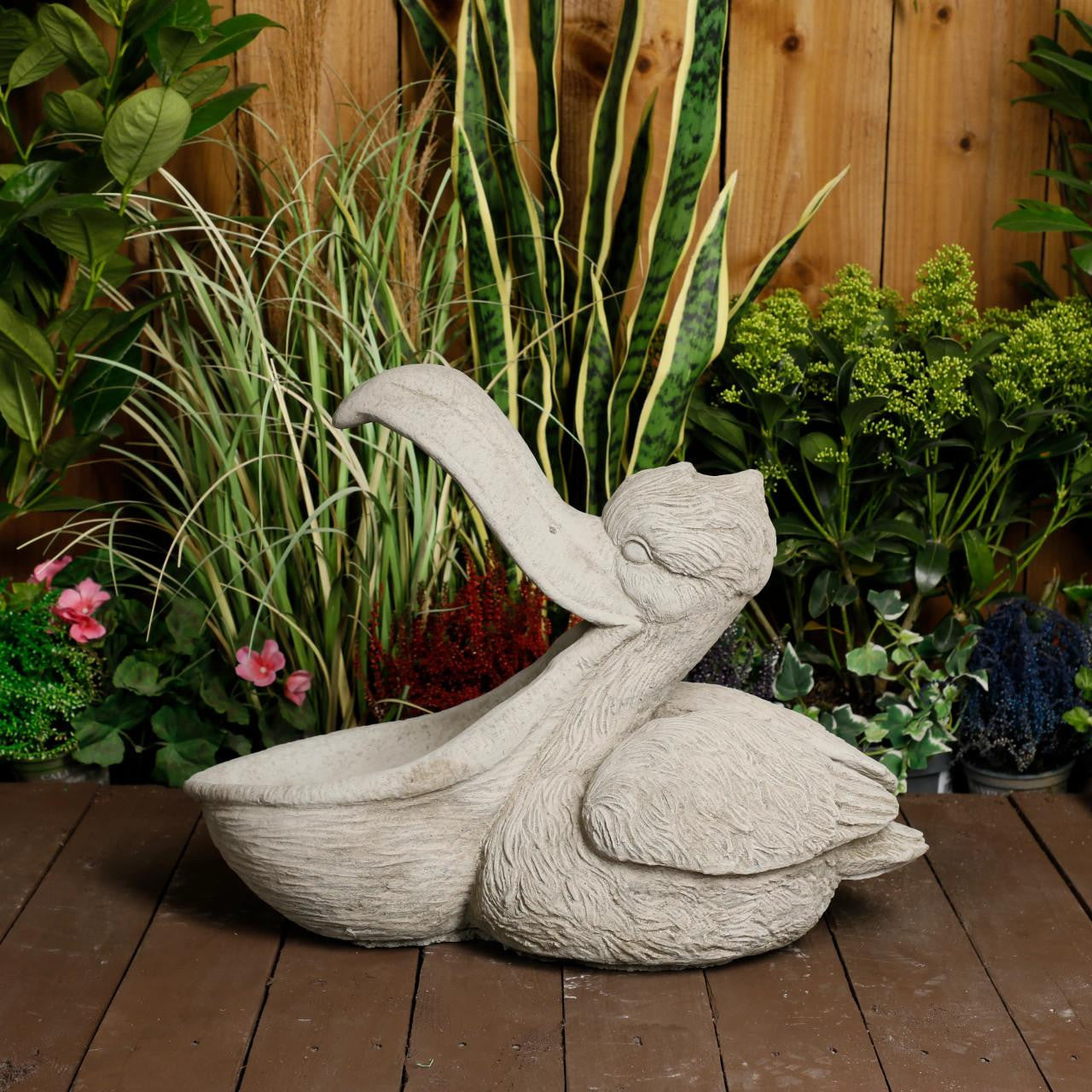 Large Pelican Garden Ornament