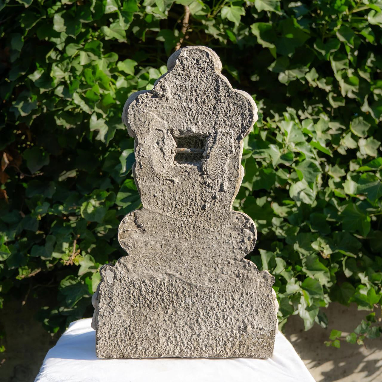 Extra Large Stone Cast Female Mayan Goddess Inspired Wall Plaque