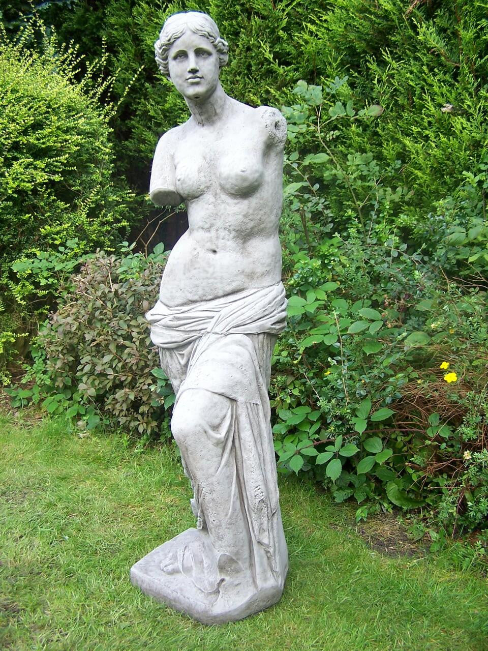Large Venus de Milo style Garden Statuary