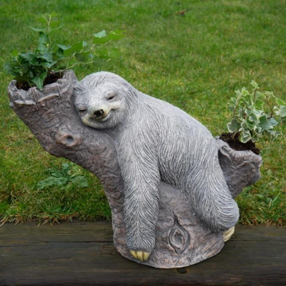 Lovely Sloth Planter Pot Garden Ornament