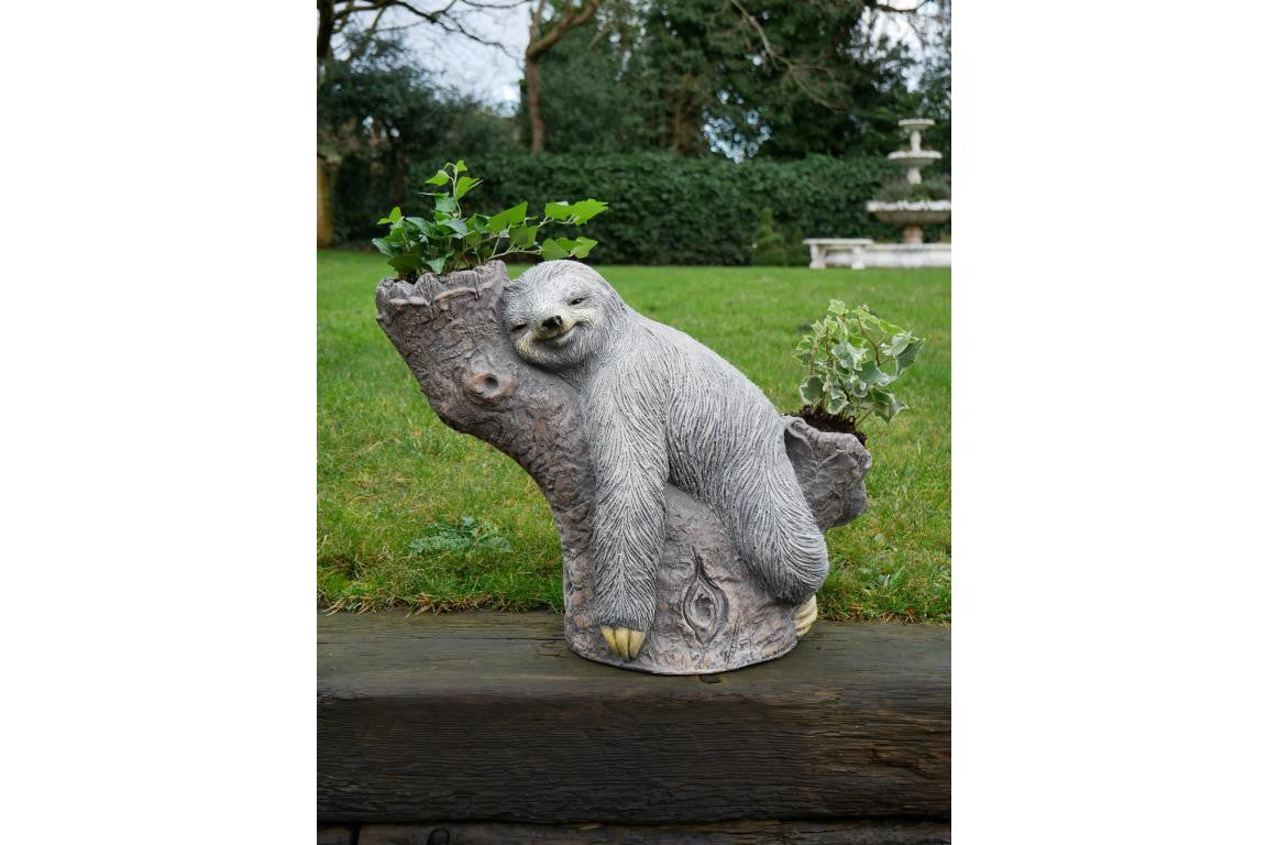 Lovely Sloth Planter Pot Garden Ornament