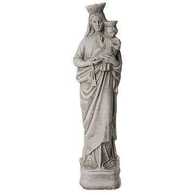 Mary and Child Stone Statue / Memorial