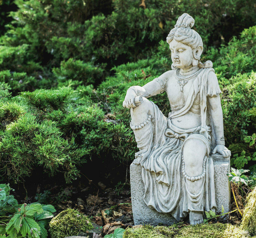 Meditating Indian Buddha Garden Ornament