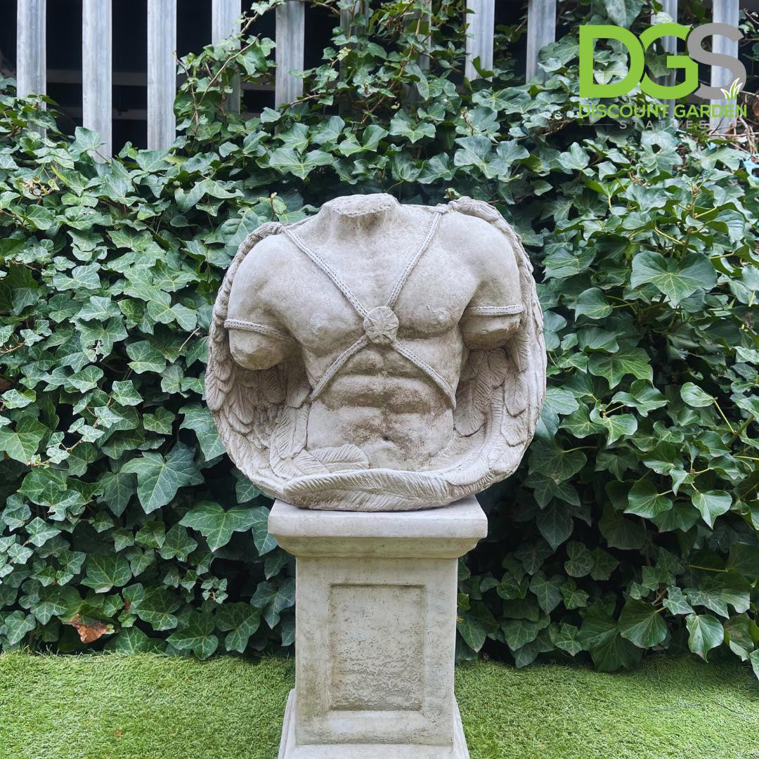 Medium Greek style Male Stone Cast Statue Icarus
