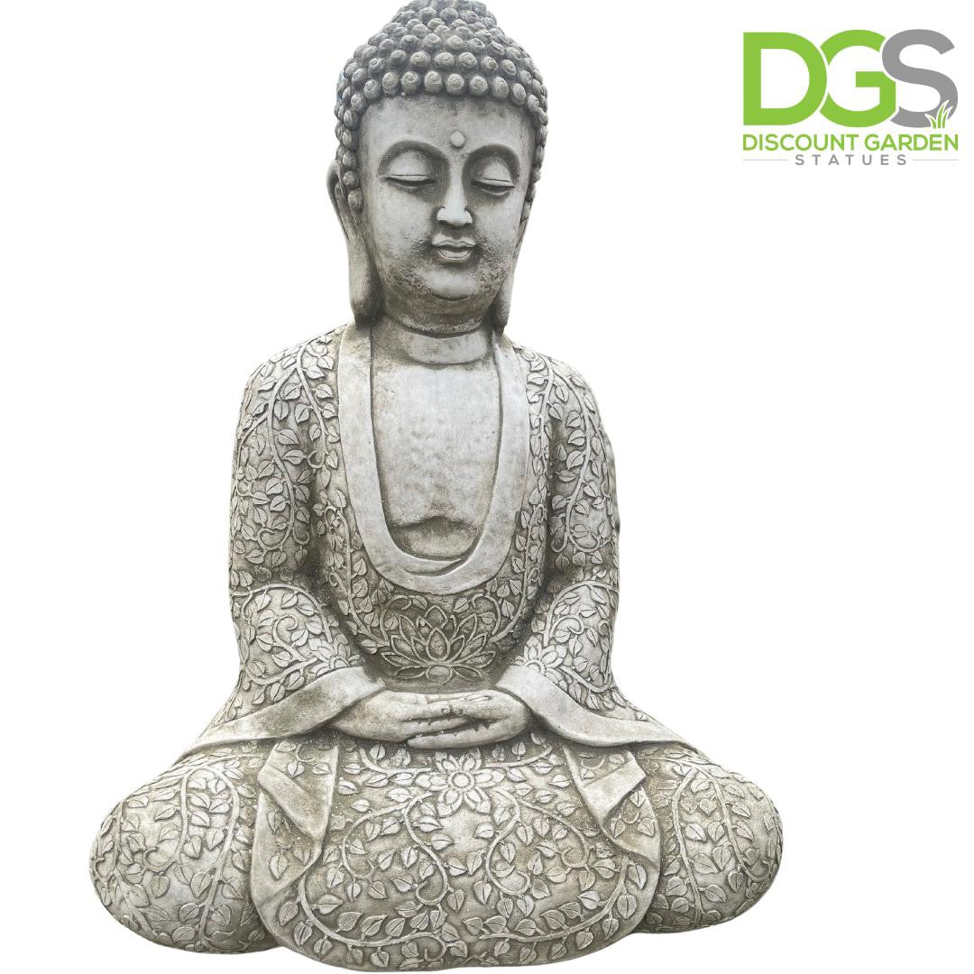 Medium sized Sitting Lotus Robe Buddha Statue