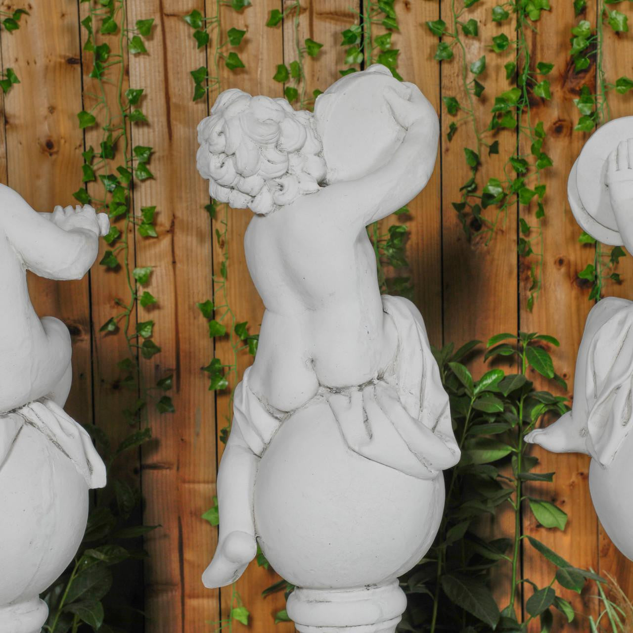 Beautiful Musical Cherub Statues (No Plinths Included)