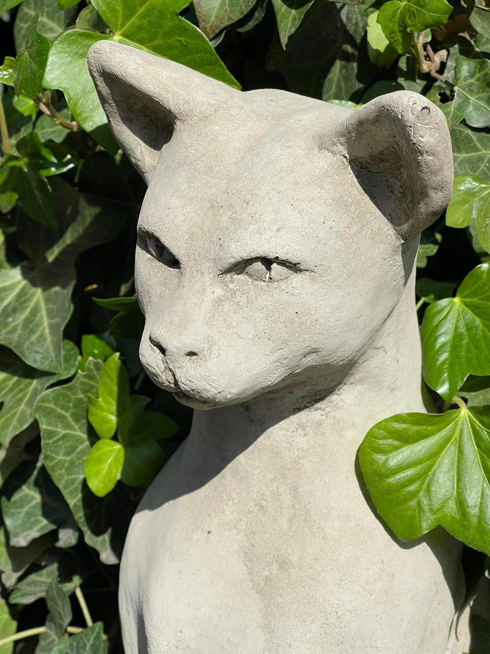 Pair of Standing Cats Gatepost Garden Ornaments