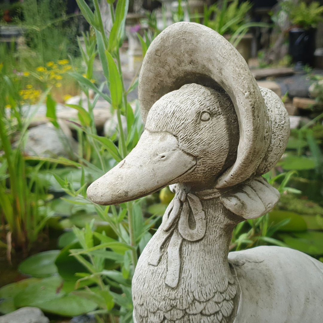 Cute Stone Cast Jemima Puddle Duck