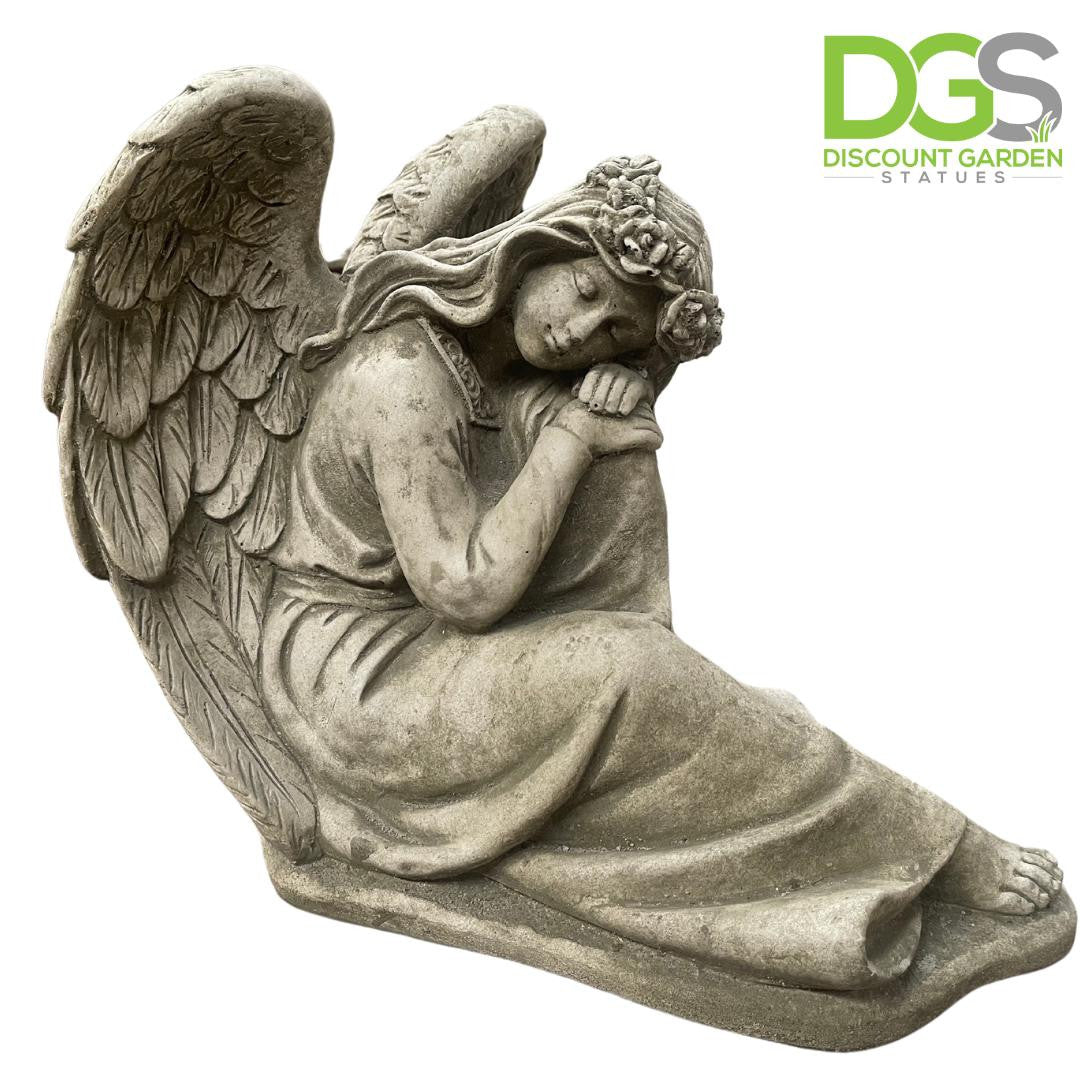 Resting Angels Stone Garden Ornaments
