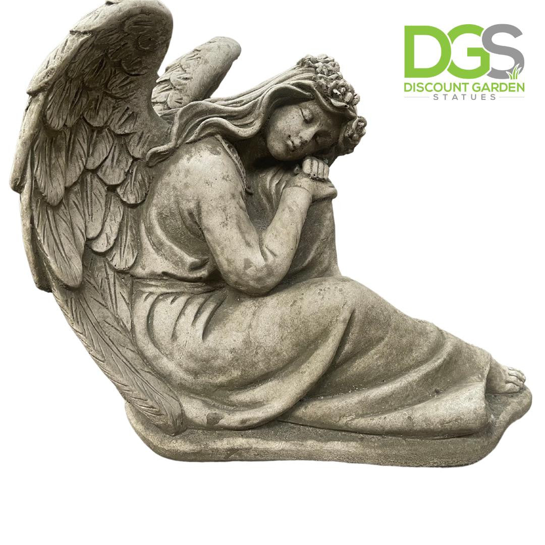 Resting Angels Stone Garden Ornaments