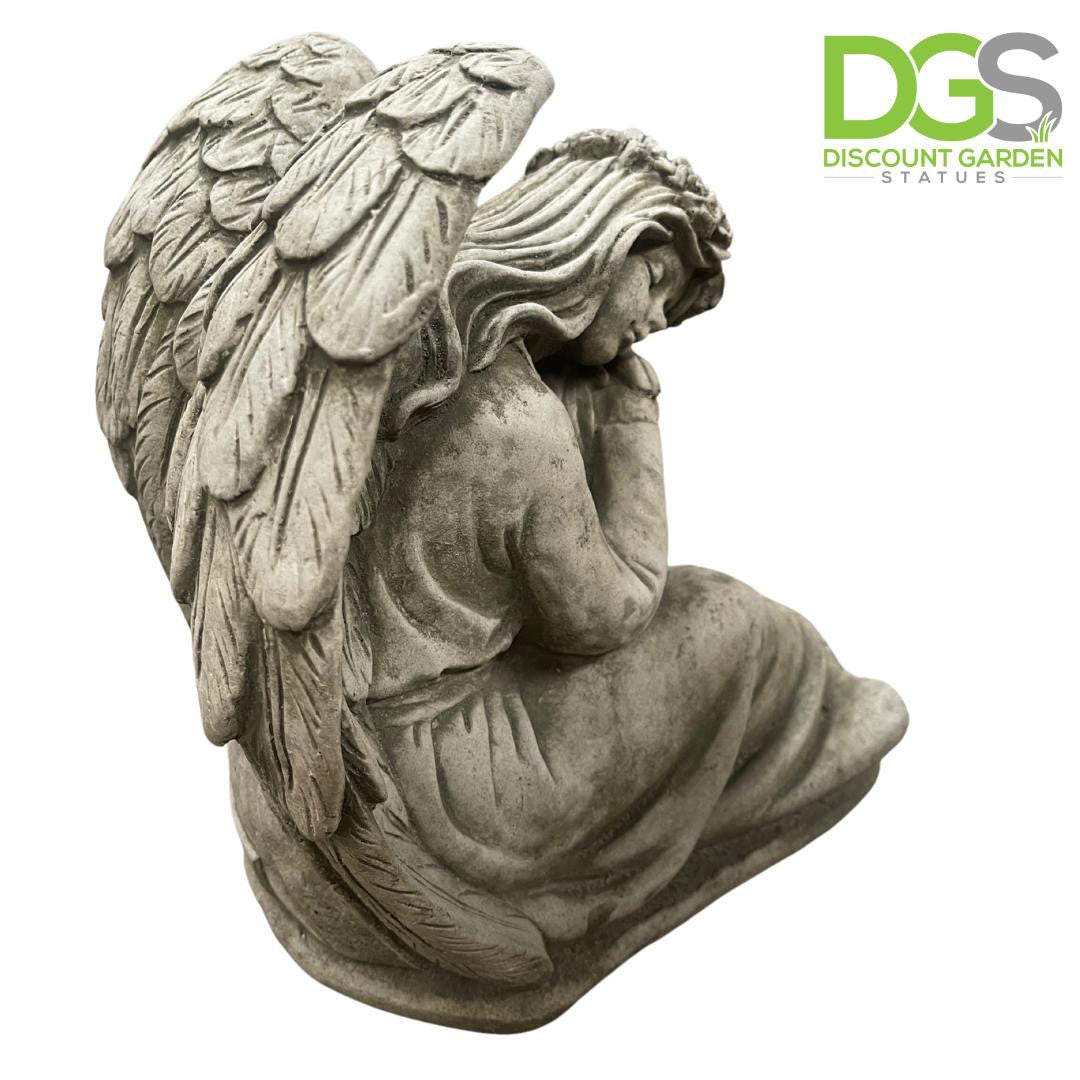 Resting Angels Stone Garden Ornaments
