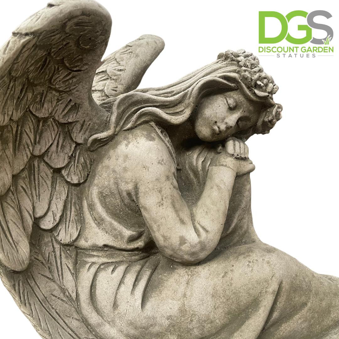 Resting Angels Stone Garden Ornaments