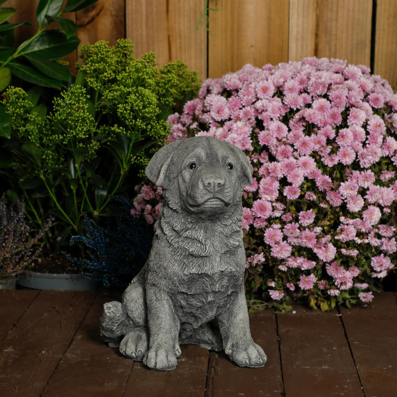 Rottweiler Puppy Stone Cast Ornament