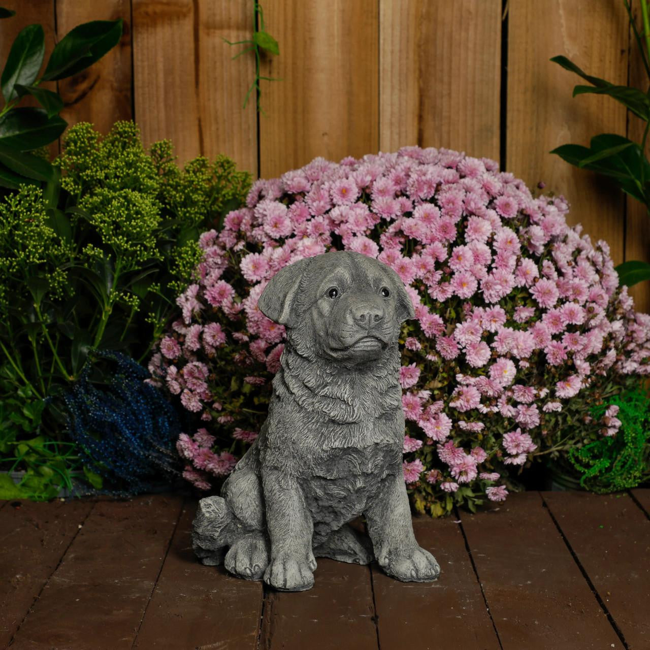 Rottweiler Puppy Stone Cast Ornament