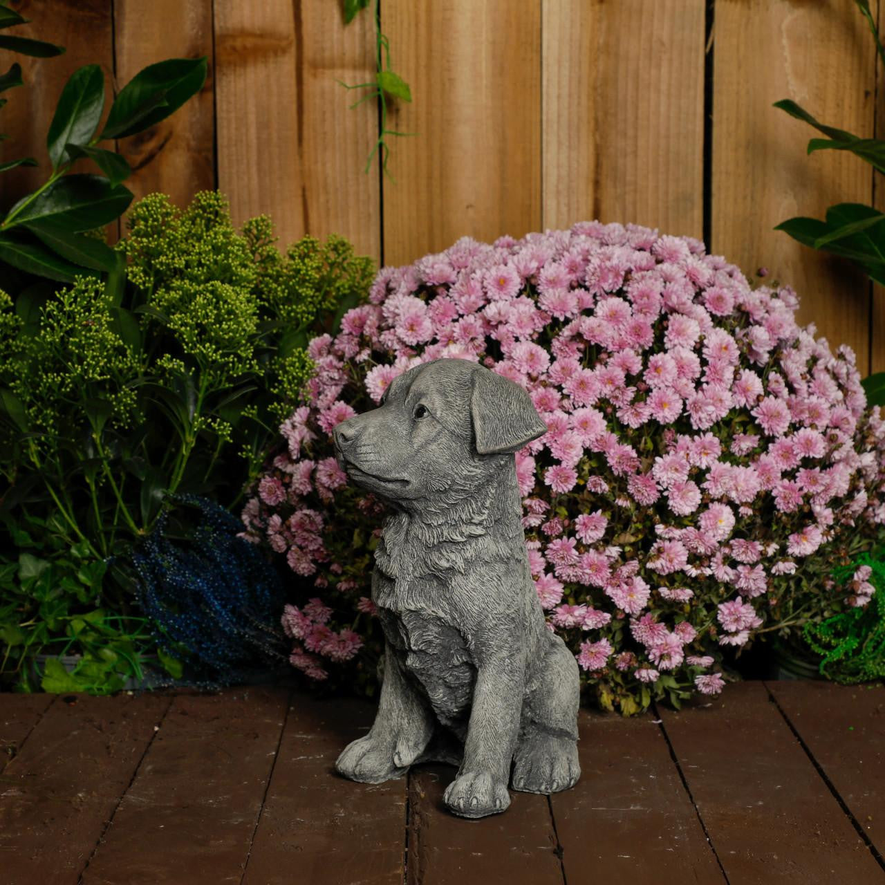 Rottweiler Puppy Stone Cast Ornament